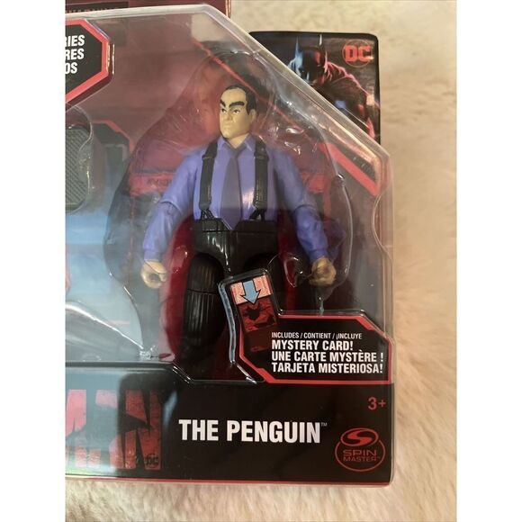 2022 The Batman Movie The Penguin Action Figure 3 Accessories & Mystery Card New - Picture 2 of 4
